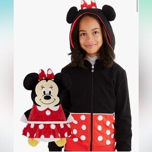 Cubcoats Disney Minnie Mouse 2-in-1 stuffed animal hoodie.  Size 4 EUC